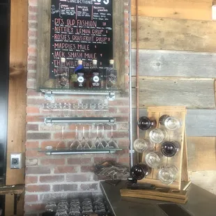 Cocktails and bottles to take home