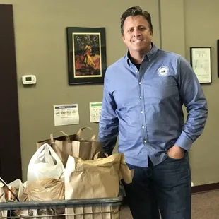 Thanksgiving Park Hill food bank donations from Tighe Brothers