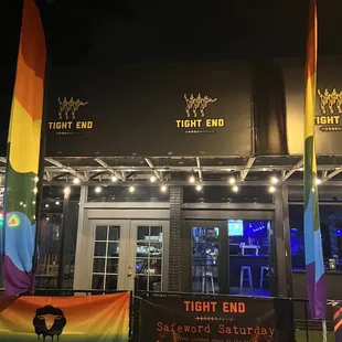 the outside of the building