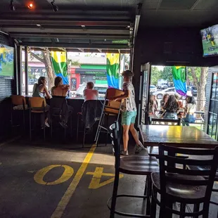 people sitting at the bar