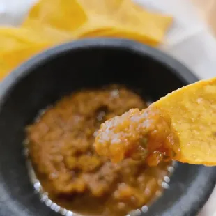 Salsa on the chip...