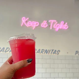 Agua frescas (watermelon)