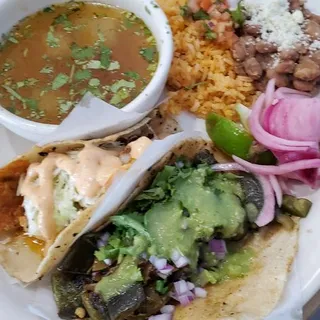 2 Taco Plate