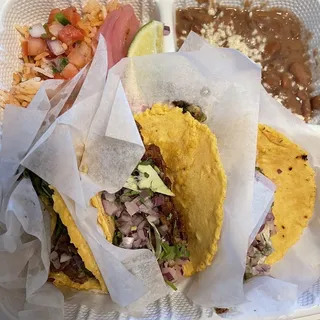 3 Taco Plate