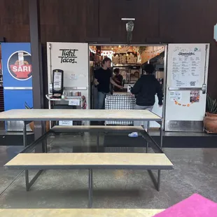 sushi and sashimi, interior