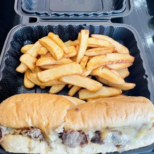 Steak &amp; Cheese Sandwich French Fries
