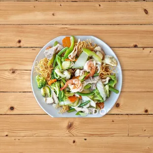 Crispy Golden Nest Noodles/ Mì Xào Giòn