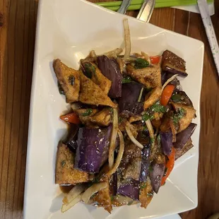 Stir Fried Eggplant