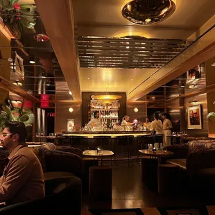 a man sitting at a bar