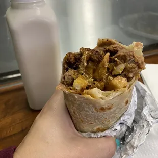 Al pastor Cali burrito