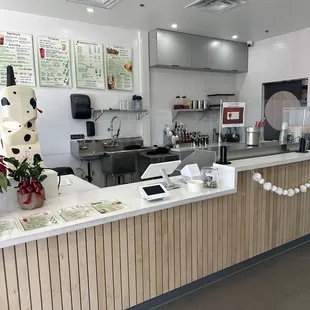 the kitchen of a restaurant