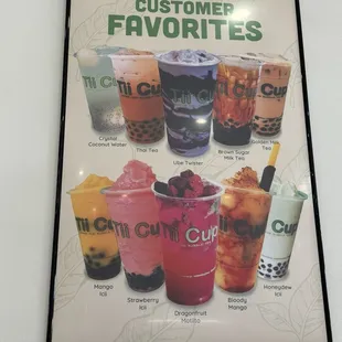Customer favorites