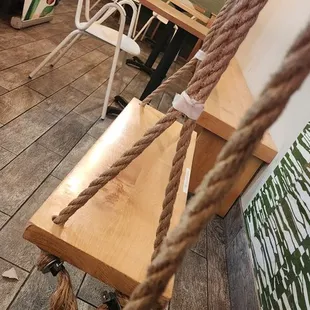 I love the swings while you wait....