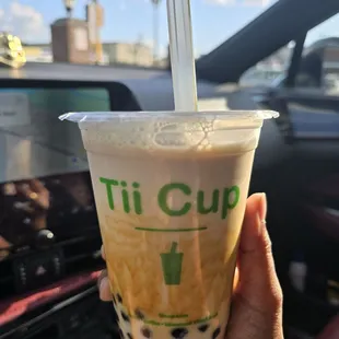 Organic brown sugar milk tea