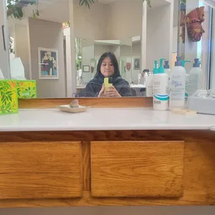 Before photo of my hair and inside