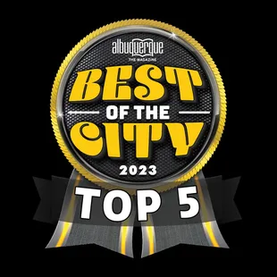 ABQ The Mag's Best of The City Top 5 Salon 10 Years Running!