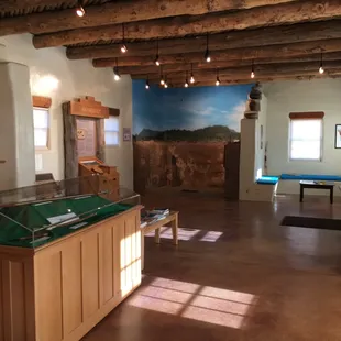 Tijeras Pueblo Archaeological Site Museum with educational exhibits.