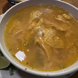 Chicken tortilla soup