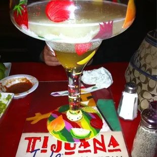 Our 1 1/2 pitcher margarita glass.
