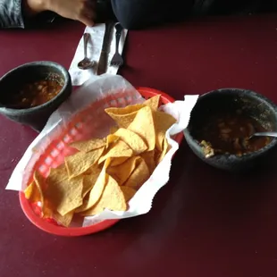 Chips and salsa.