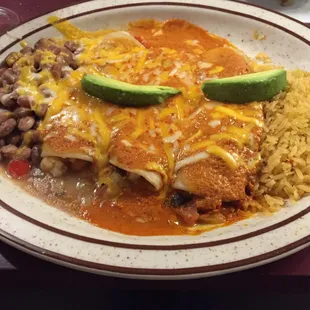 Chipotle shrimp enchiladas