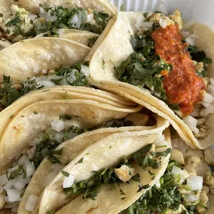 Chicken tacos aka pollo asado