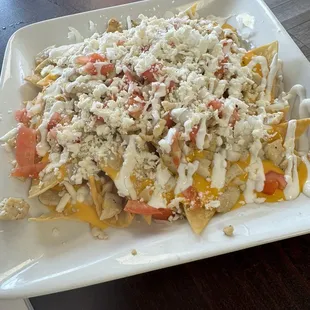 Nachos Especiales / Nachos Supreme.  ( meh )