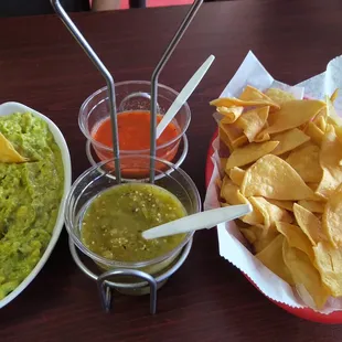 Chips, guac, and salsa!