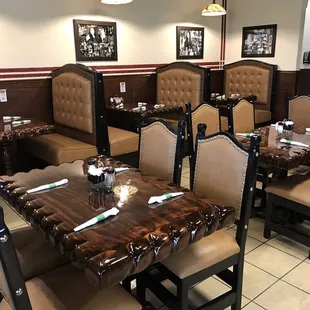 a dining area