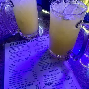 Those giant margaritas