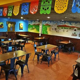 tables and chairs