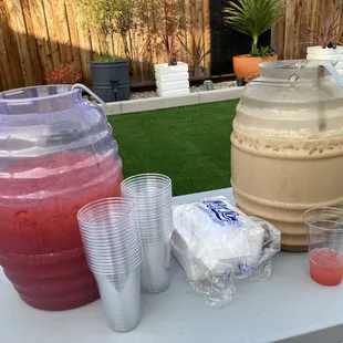 Agua Fresca and horchata