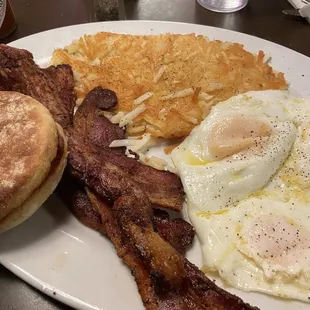 Classic bacon &amp; eggs!