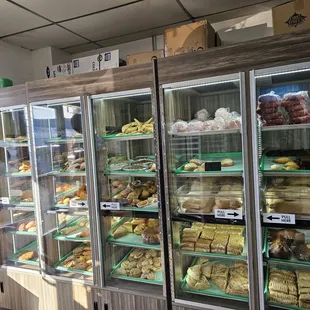 Bunch of different pastries