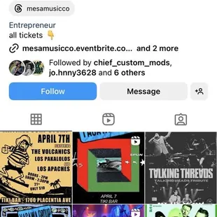 The promoter who puts shows on at this location.