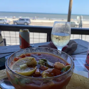 Shrimp cocktail. Yum!