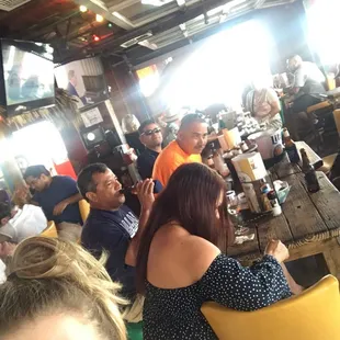 Inside The Spot Tiki Hut On Easter Sunday