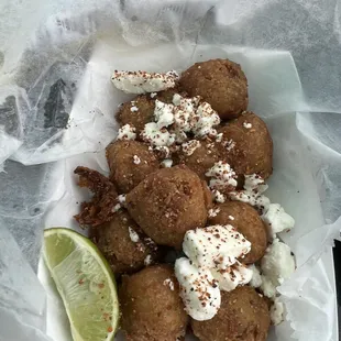 Mexican street corn bites
