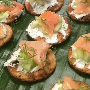 Smoked Salmon Party Bites