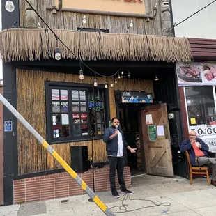 Very funny comedy night at Tiki Haven!