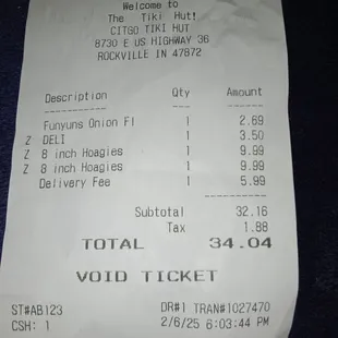 High price for the items and poor food...