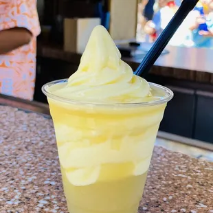 Yummy DOLE Whip Float!! Order with mobile app. $6.79