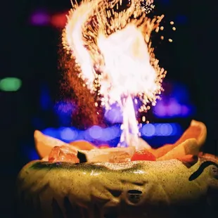 Tiki No - toasted Scorpion bowl