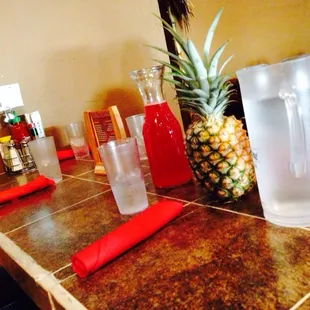Punch &amp; water