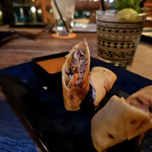 Bulgogi beef egg rolls