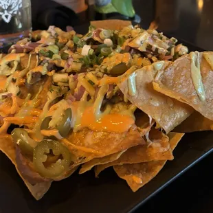 Pork nachos.