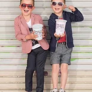 The Ballard Boys enjoying their cotton candy! Love it!