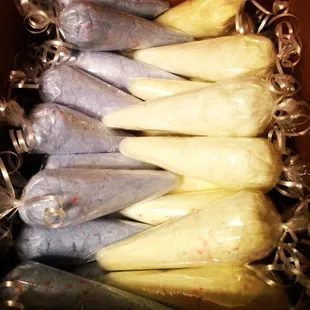 Favors for Lorgen! Pina colada and grape flavor!