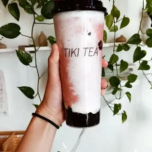 strawberry jasmine w/ pearls!