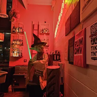 a person dressed as a witch